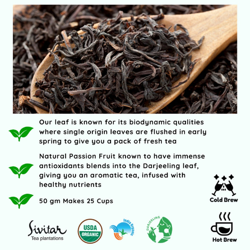 Buy Leo Passion Fruit Tea | Zodiac Tea Collection | 50 g | Shop Verified Sustainable Products on Brown Living