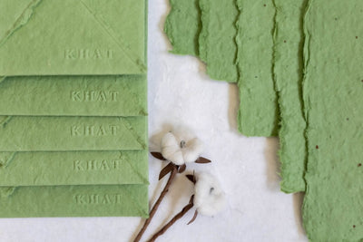Let Your Words Bloom - Sage Green / Plantable Card & Envelope – Greeting & Note Cards on Brown Living™. SKU: 172 - 2907 - 365 - SR0021. Img 2.