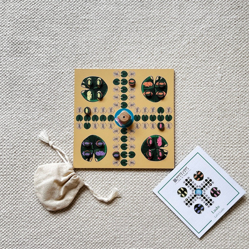 Let's Ludo- Wooden Miniature Ludo | Verified Sustainable Learning & Educational Toys on Brown Living™