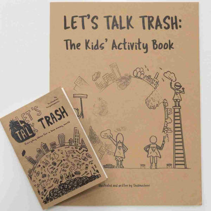 Let's Talk Trash Illustrated Handbook + Activity Book Combo | Verified Sustainable by Brown Living™