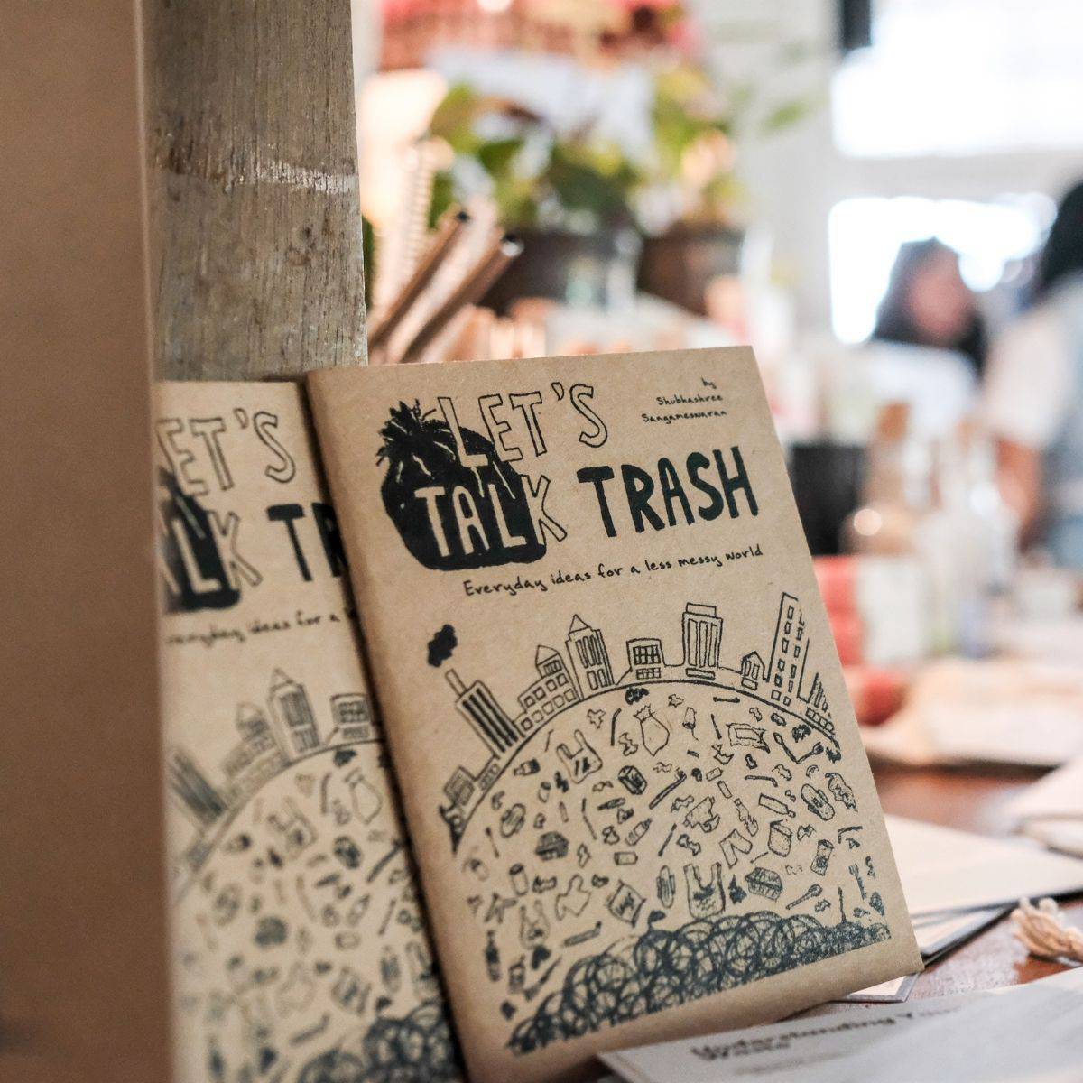 Let's Talk Trash Small Handbook | A6 | Verified Sustainable by Brown Living™