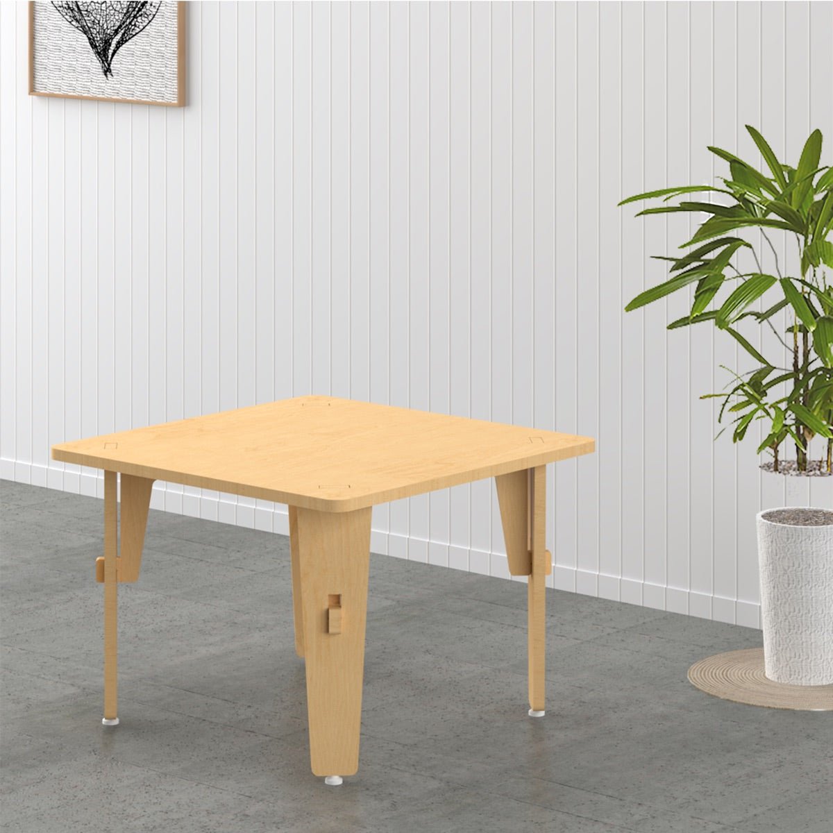 Lime Fig Wooden Table - 15 inches | Verified Sustainable by Brown Living™