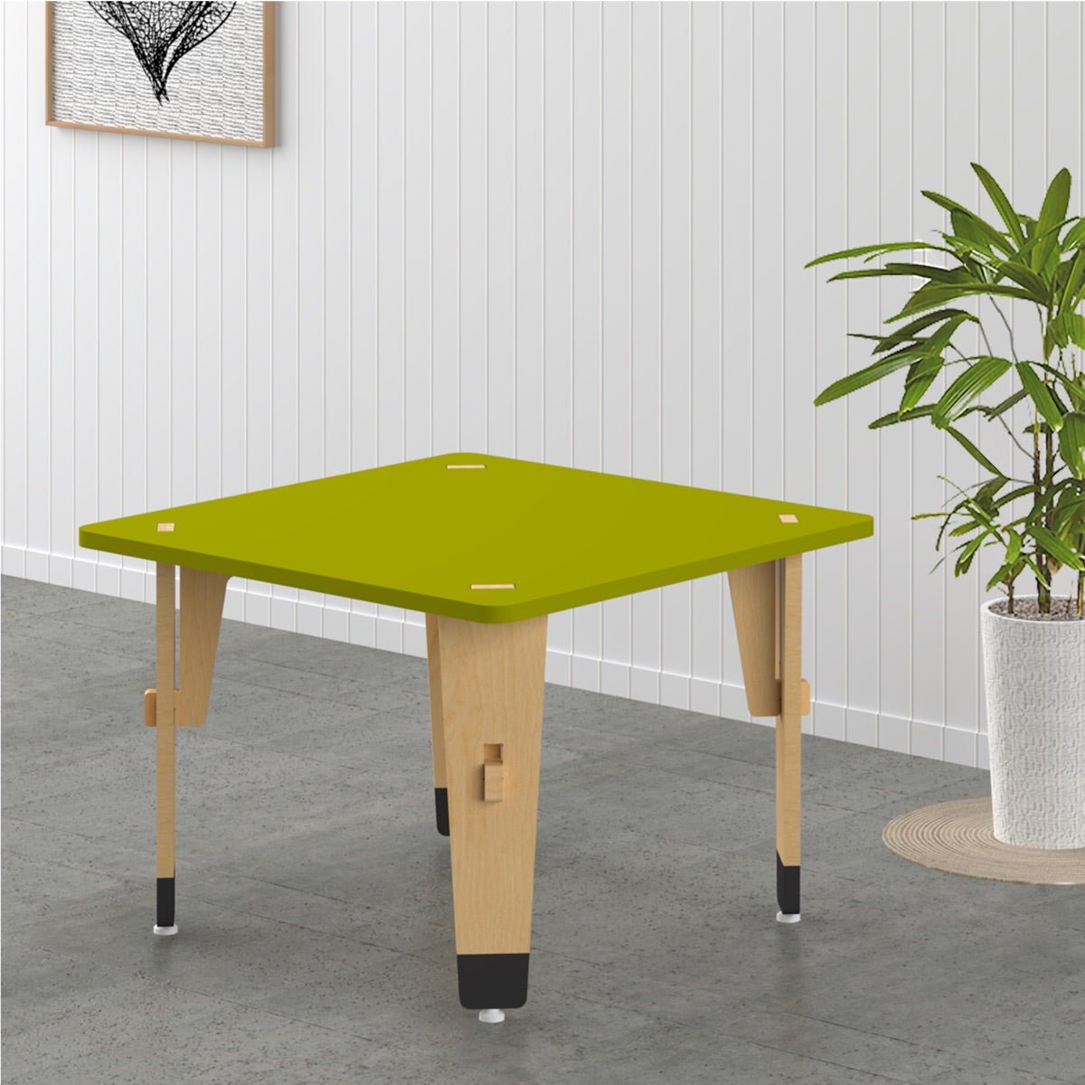 Lime Fig Wooden Table - 15 inches | Verified Sustainable by Brown Living™