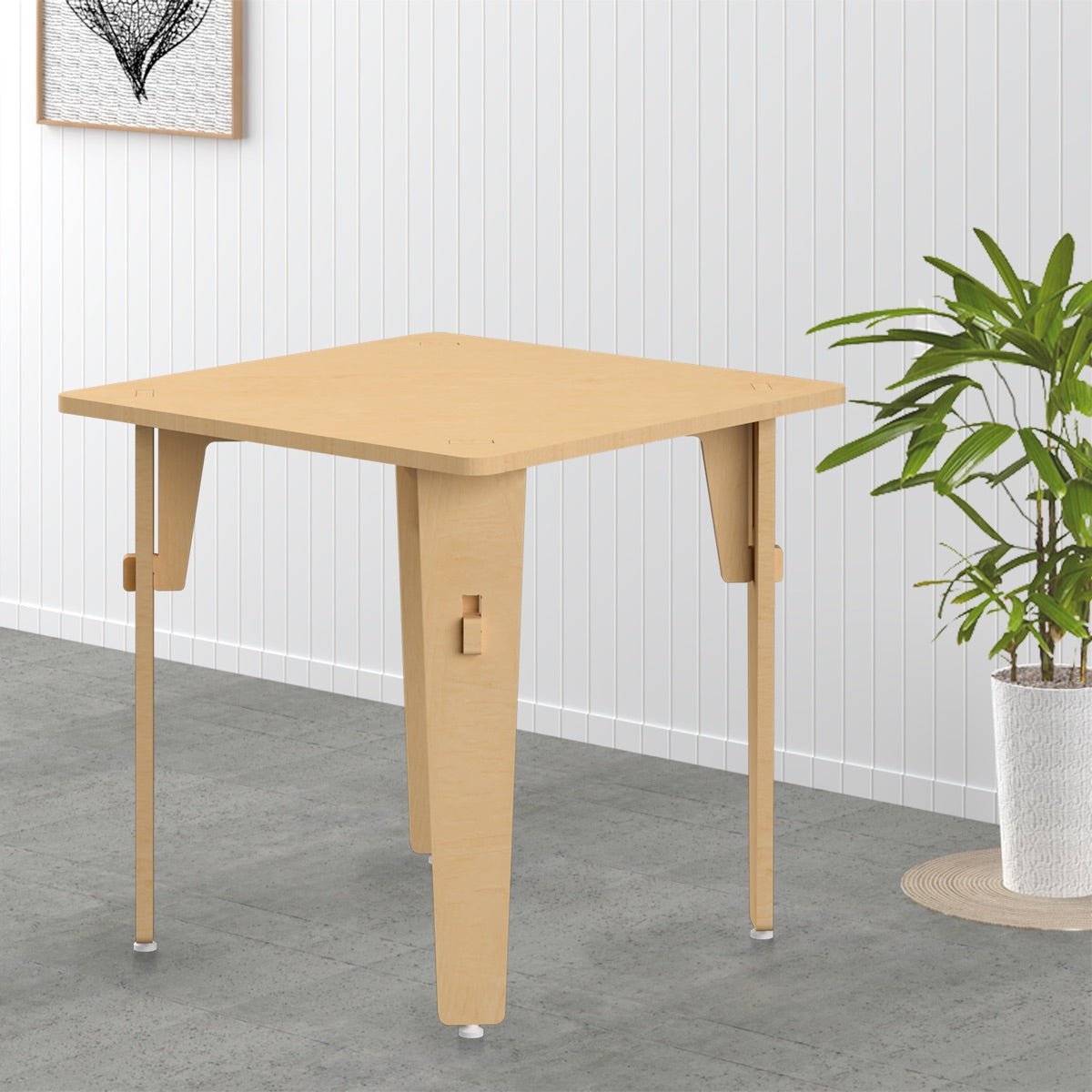 Lime Fig Wooden Table - 21 inches | Verified Sustainable by Brown Living™