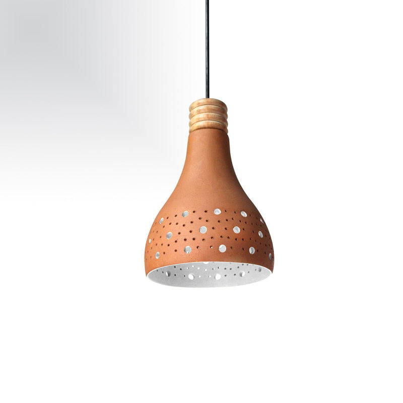 Buy Linea Design HOLLO Xl1 Terracotta Ceiling Light | Shop Verified Sustainable Products on Brown Living