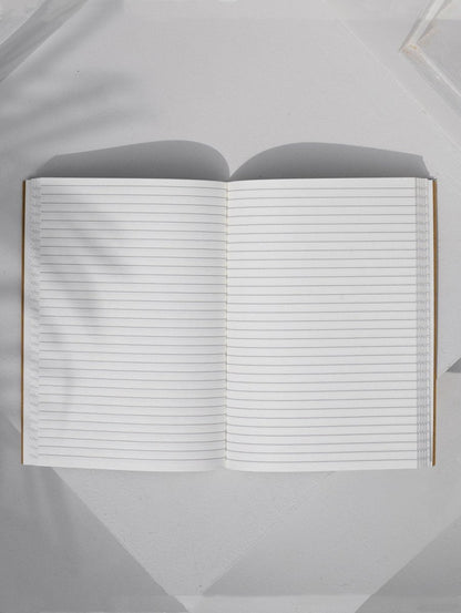 Lined Gridbook | 300 gsm blended banana fibre paper | Verified Sustainable by Brown Living™