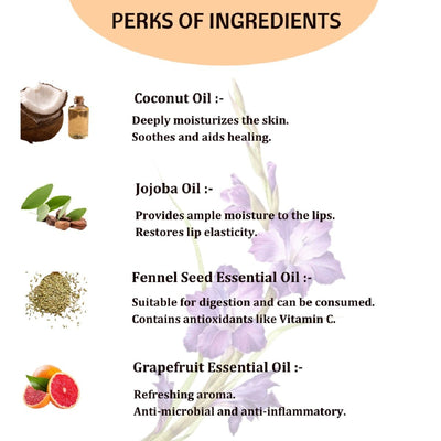 Lip Oil with Grapefruit - Amber Rollon – Lip Balms on Brown Living™. SKU: PERE20. Img 3.