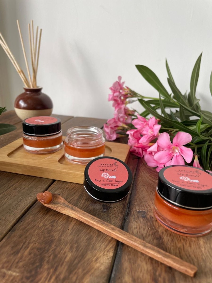 Lip Scrub | Rose and Cane sugar | Verified Sustainable by Brown Living™