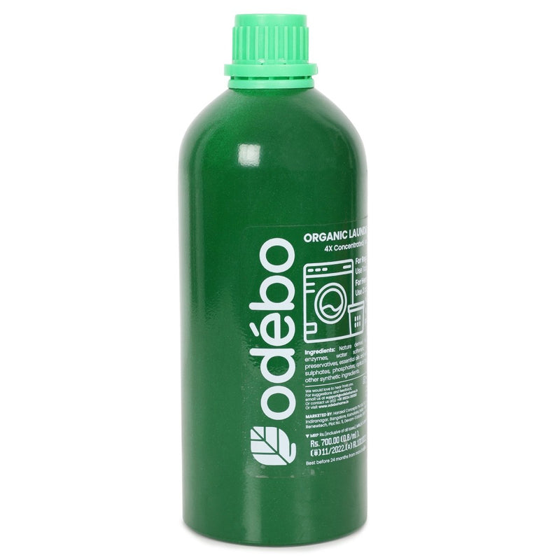 Buy Liquid Laundry Detergent | Reusable Aluminium Bottle | 55 loads per bottle | 850ml | Shop Verified Sustainable Products on Brown Living