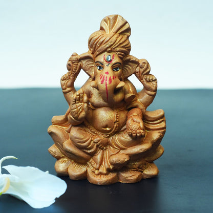 Little Ganesh Gift - Pack 2 | Combo Pack Puja Idol Kit | Verified Sustainable by Brown Living™