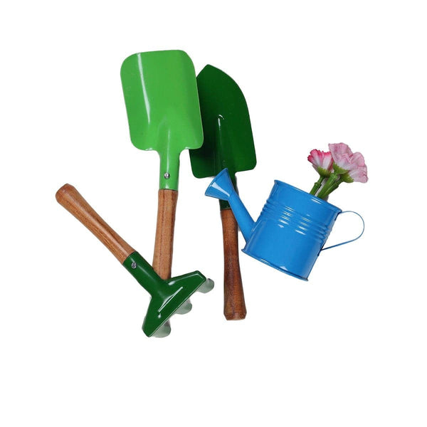 Buy Little Greenkeepers' Wooden Handle Metal Gardening Tools | Shop Verified Sustainable Role & Pretend Play Toys on Brown Living™