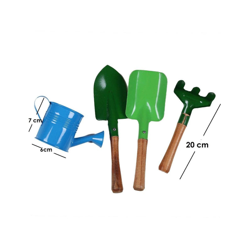 Buy Little Greenkeepers' Wooden Handle Metal Gardening Tools | Shop Verified Sustainable Products on Brown Living