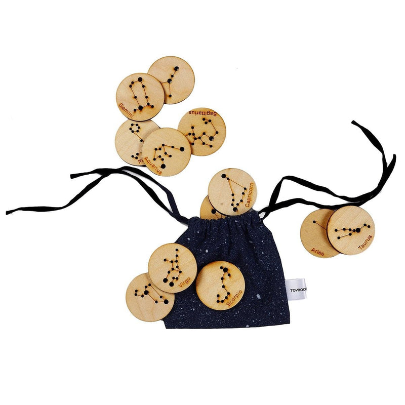 Buy Little Star Gazers' Wooden Constellation Coins (17 Pieces) | Shop Verified Sustainable Products on Brown Living