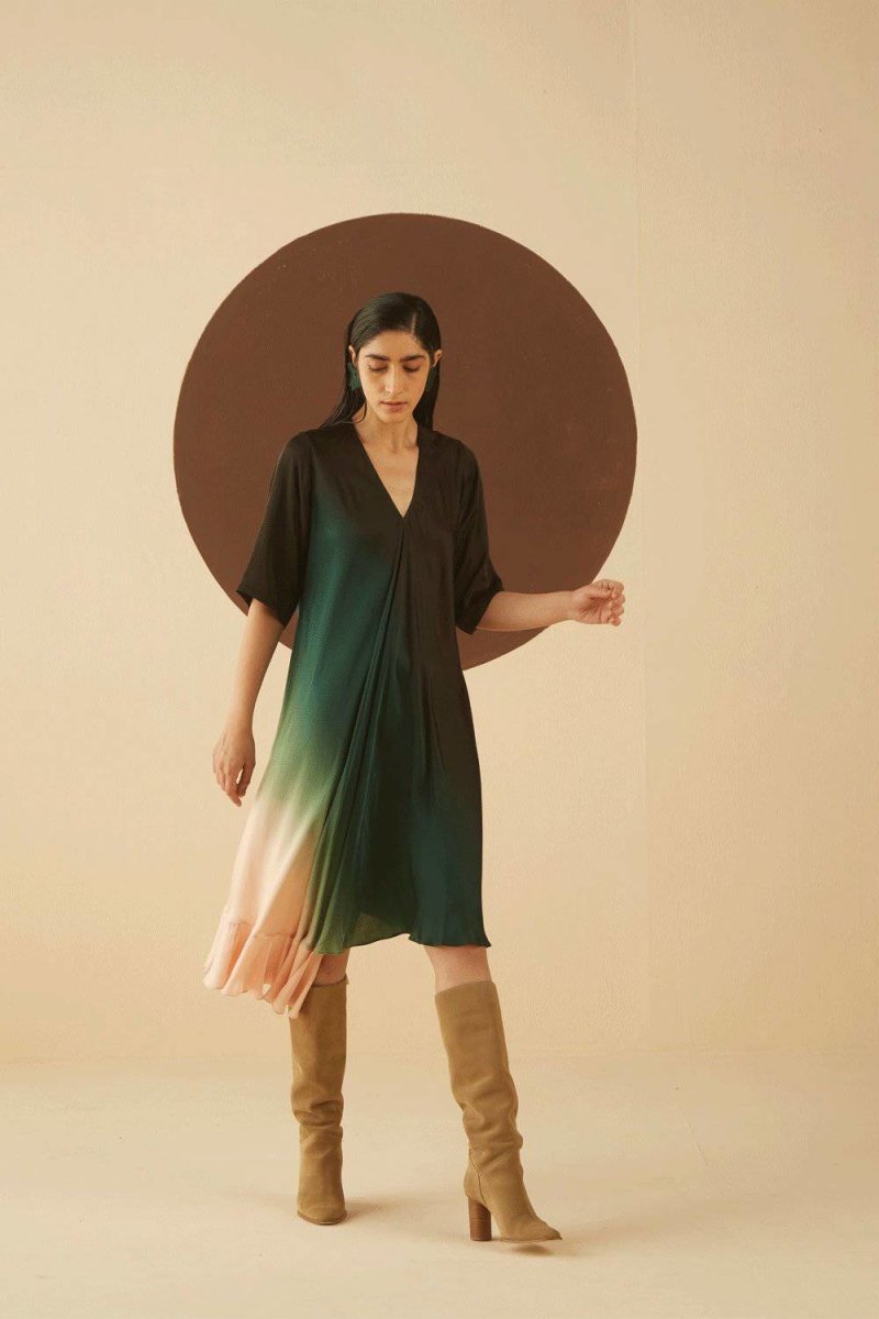 Buy Livia Ombre Dress | Shop Verified Sustainable Womens Dress on Brown Living™