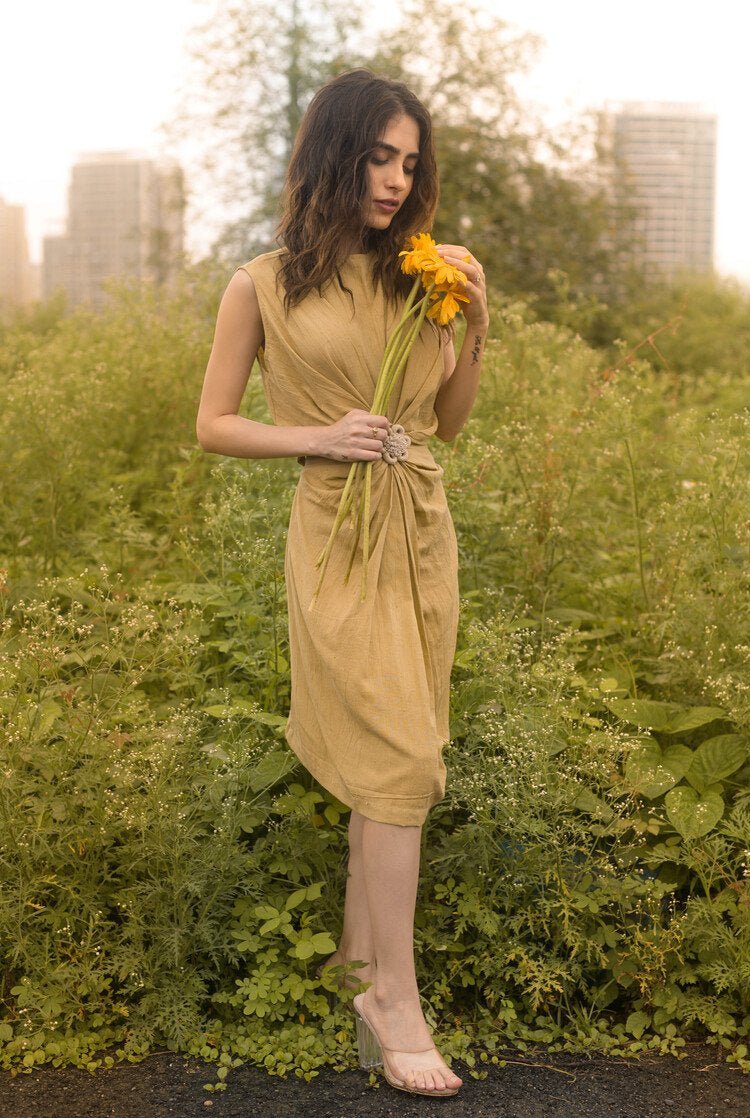 Buy Lomasa Dress - Green | Shop Verified Sustainable Womens Dress on Brown Living™