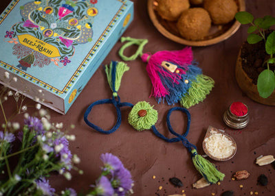 Lumba aur Rakhi - Eco - friendly Plantable Rakhi embedded with seeds – Rakhi on Brown Living™. SKU: 172 - 08473 - 21FO - 304. Img 3.