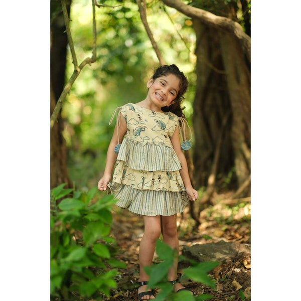 Buy Luna Frock For Girls | Shop Verified Sustainable Kids Frocks & Dresses on Brown Living™