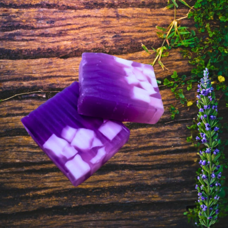 Buy Lush Lavender handmade Luxury Soap bar with Glycerin and Lavender Essential Oil | Shop Verified Sustainable Body Soap on Brown Living™