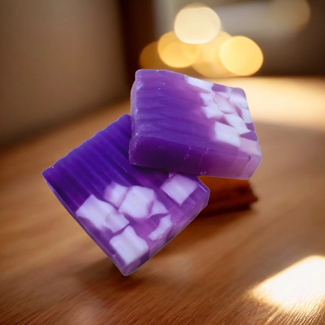 Lush Lavender handmade Luxury Soap bar with Glycerin and Lavender Essential Oil | Verified Sustainable by Brown Living™