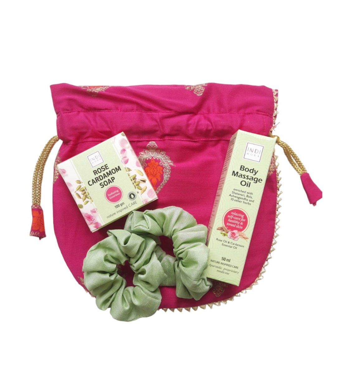 Luxurious Rose & Cardamom Gift Hamper | Verified Sustainable by Brown Living™