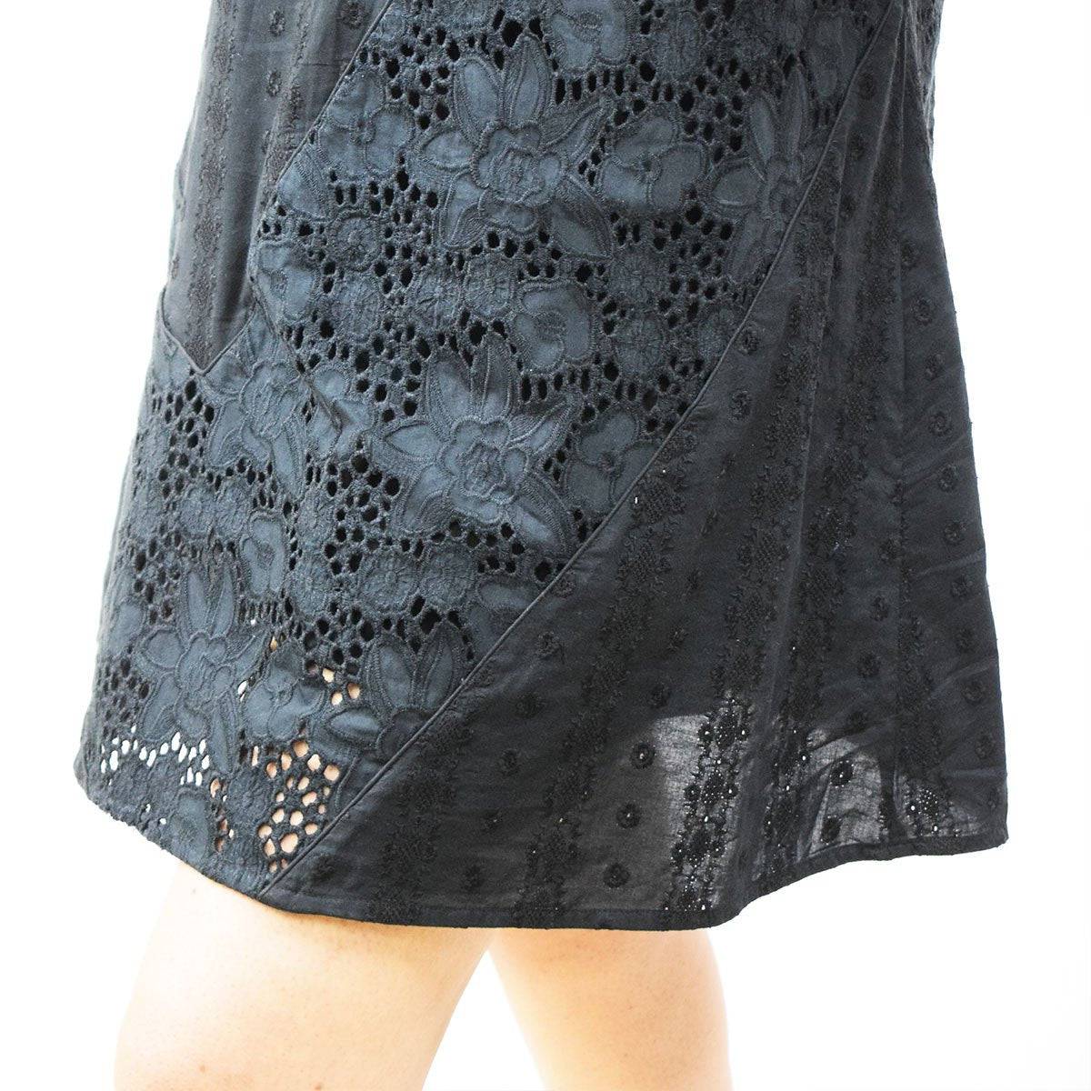 Luxury From Waste Eyelet Sleeveless Dress – Womens Dress by Sonica Sarna available on Brown Living™. XS . SKU: 274 - 14259 - SSD - 165. Img 2.