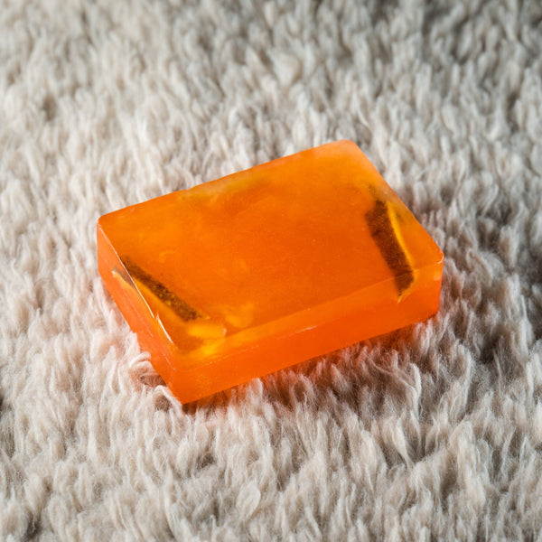 Luxury Orange Peel Natural Silk Soap | Verified Sustainable Body Soap on Brown Living™