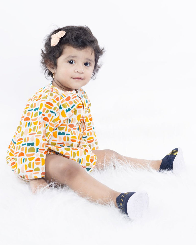 Buy Macaroni Full Sleeves Unisex Onesie | Shop Verified Sustainable Kids Onesies on Brown Living™