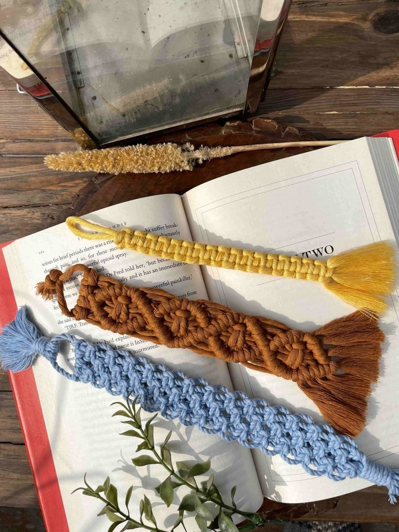 Buy Macrame Bookmark | Shop Verified Sustainable Bookmarks on Brown Living™