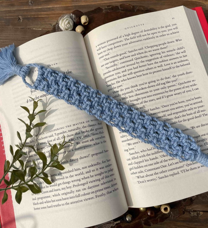 Buy Macrame Bookmark | Shop Verified Sustainable Bookmarks on Brown Living™