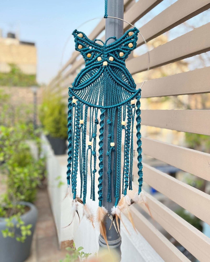 Buy Macrame Dream Catcher | Shop Verified Sustainable Wall Decor on Brown Living™