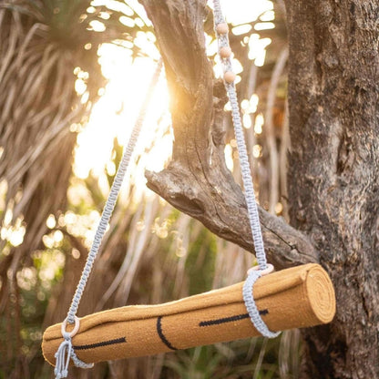 Macrame Mat Carrier Straps 100% Cotton Colour Gorgeous Grey | Verified Sustainable by Brown Living™