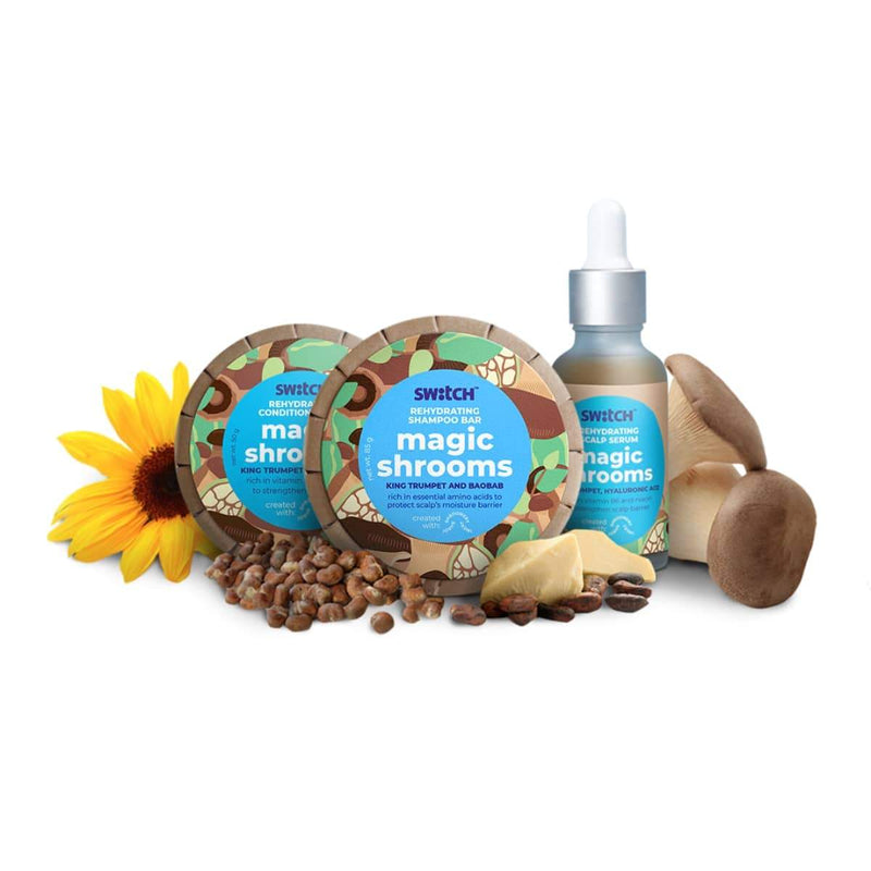 Buy Magic Shrooms Haircare Bundle | Shop Verified Sustainable Hair Shampoo Bar on Brown Living™