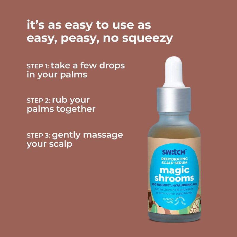 Buy Magic Shrooms Scalp Serum | Shop Verified Sustainable Hair Serum on Brown Living™