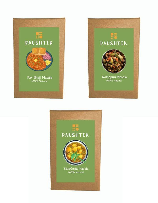 Buy Maharashtra Spice Mix Combo 100 Grams each | Shop Verified Sustainable Seasonings & Spices on Brown Living™