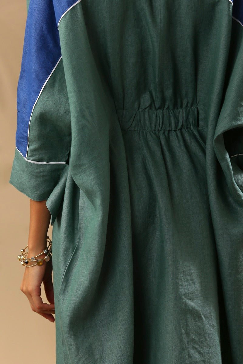 Buy Mahogany Kimono Dress - Deep Green | Shop Verified Sustainable Products on Brown Living