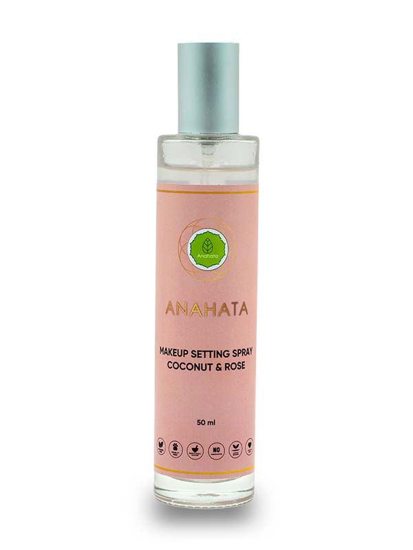 Buy MAKEUP SETTING SPRAY COCONUT & ROSE 50ml | Shop Verified Sustainable Products on Brown Living