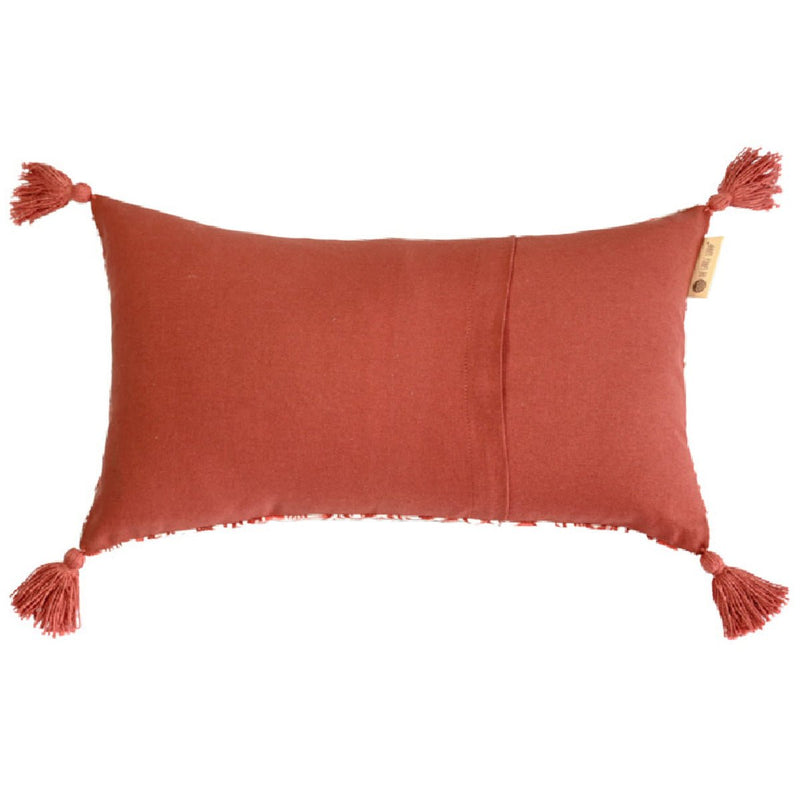 Buy Makhamalee Terra Lumbar Cushion Cover | Shop Verified Sustainable Products on Brown Living
