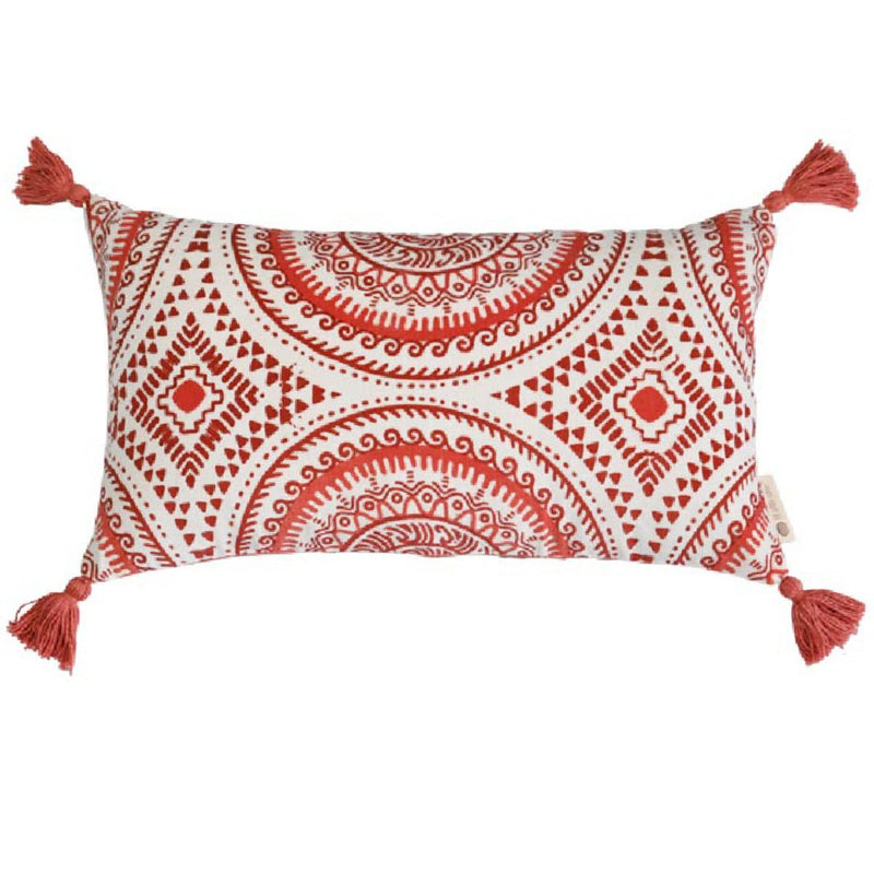 Buy Makhamalee Terra Lumbar Cushion Cover | Shop Verified Sustainable Covers & Inserts on Brown Living™