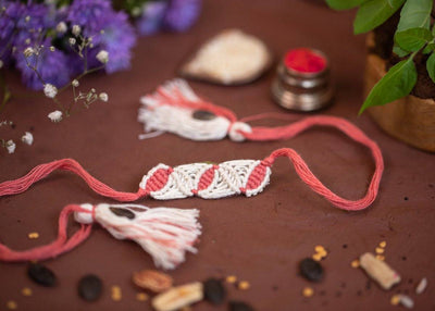 Malti - Eco - friendly Plantable Rakhi embedded with seeds – Rakhi on Brown Living™. SKU: 172 - 08476 - 21FO - 307. Img 1.