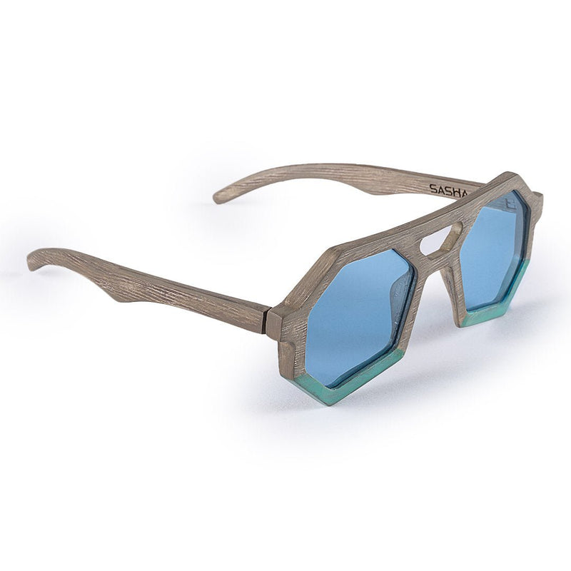 Buy Manaus Wooden Sunglass - Handcrafted Unisex | Shop Verified Sustainable Mens Sunglasses on Brown Living™