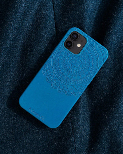 Mandala Edition - Biodegradable Eco - Friendly Wheat Straw Phone Case / Mobile Cover – Tech Accessories on Brown Living™. SKU: 177 - 13814 - MNDL - 13 - 001. Img 3.