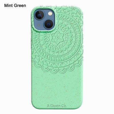 Mandala Edition - Biodegradable Eco - Friendly Wheat Straw Phone Case / Mobile Cover – Tech Accessories on Brown Living™. SKU: 177 - 13817 - MNDL - 13 - 004. Img 9.