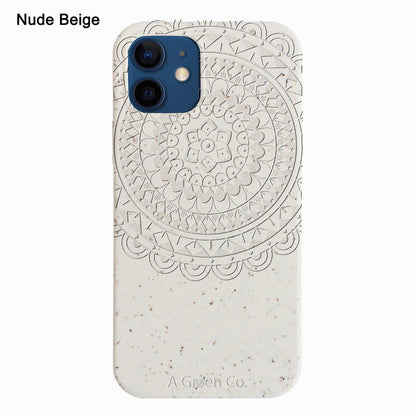 Mandala Edition - Biodegradable Eco - Friendly Wheat Straw Phone Case / Mobile Cover | Verified Sustainable by Brown Living™