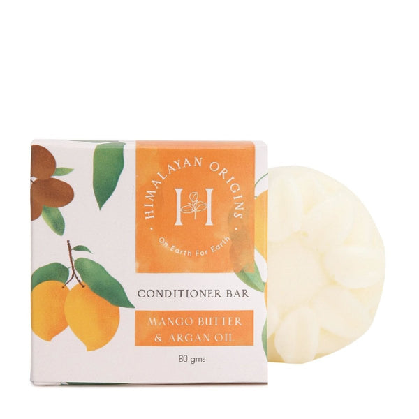 Buy Mango Butter and Argan Oil Conditioner Bar | Shop Verified Sustainable Hair Conditioner on Brown Living™