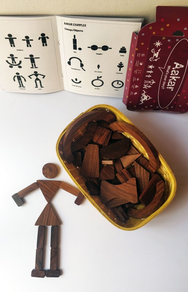 Buy Aakar-Story Telling Wooden Puzzles for Kids | Shop Verified Sustainable Learning & Educational Toys on Brown Living™