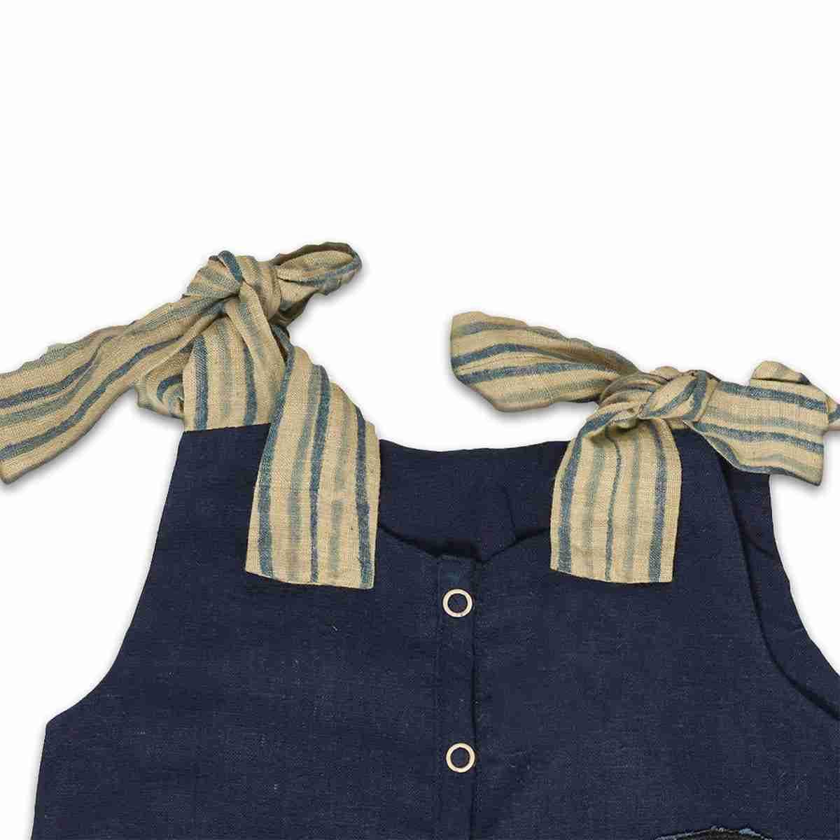 Manny Romper For Girls | Verified Sustainable by Brown Living™