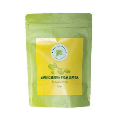 Maple - Cinnamon - Pecan Granola | Gluten Free Healthy and Snacking Granola – Cereal & Meusli on Brown Living™. SKU: TME - 02 - 250. Img 6.