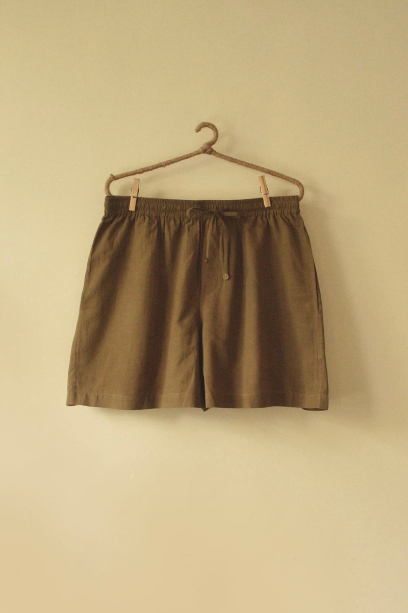 Buy Marigold Unisex Shorts | Easy fit boxy shorts | Shop Verified Sustainable Mens Shorts on Brown Living™