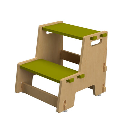 Maroon Apricot |Wooden Step Stool | Verified Sustainable by Brown Living™