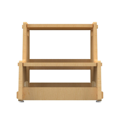 Maroon Apricot |Wooden Step Stool | Verified Sustainable by Brown Living™